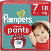 Pampers Couches baby-dry taille 8 Extra Large, 17+ kg