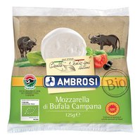 AMBROSI mozzarella bufala bio 125g