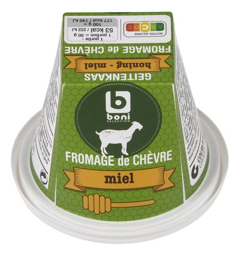 boni fromage de chevre miel 150g colruyt collect go