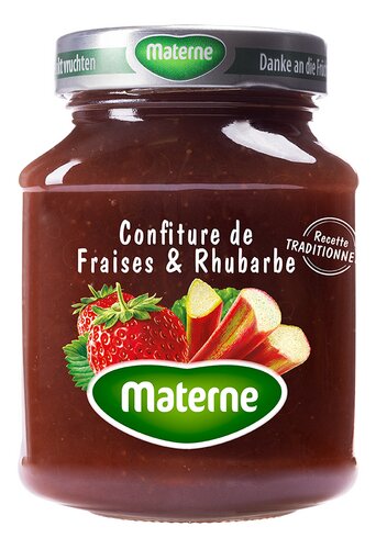 MATERNE Confiture fraises rhubarbe  05/03/26