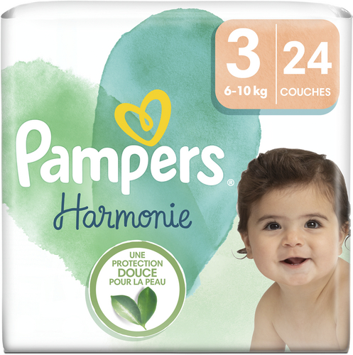 PAMPERS harmonie langes taille 3 24pc