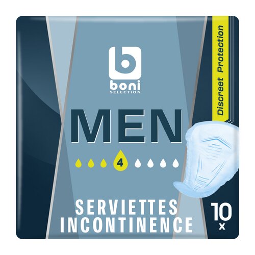 BONI Serviettes incontinentes homme 10pc Colruyt Collect&Go