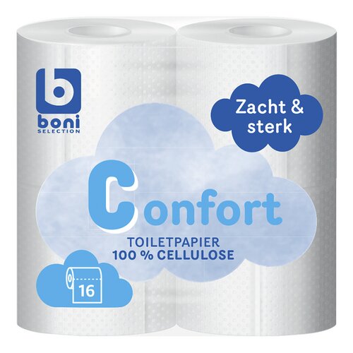 BONI toiletpapier comfort 2l 162v 16r