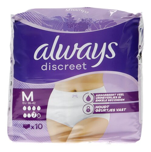 ALWAYS DISCREET inco broekje medium 10st