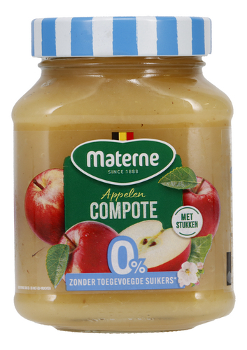 MATERNE appelcomp. znd toeg. suiker 350g