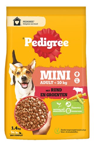 PEDIGREE dry adult rund & groenten 1,4kg