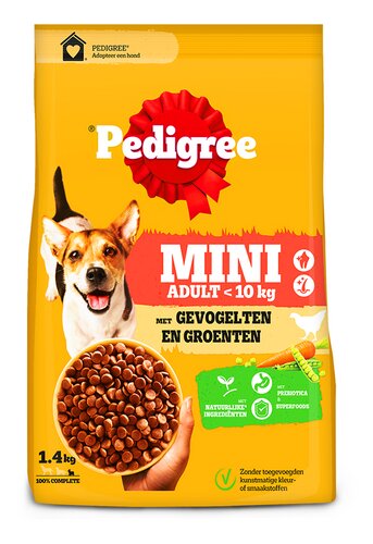 PEDIGREE dry adult kip & groenten 1,4kg
