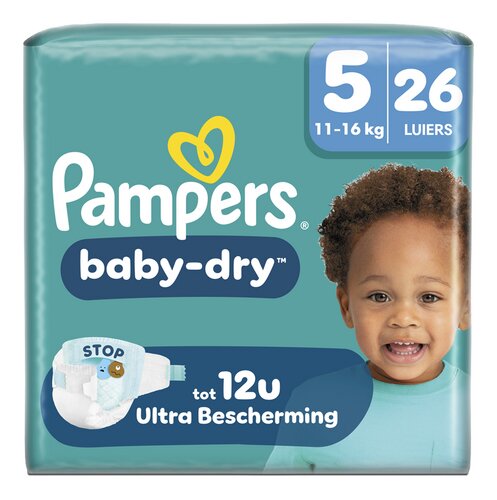 PAMPERS baby dry luiers M5 26st