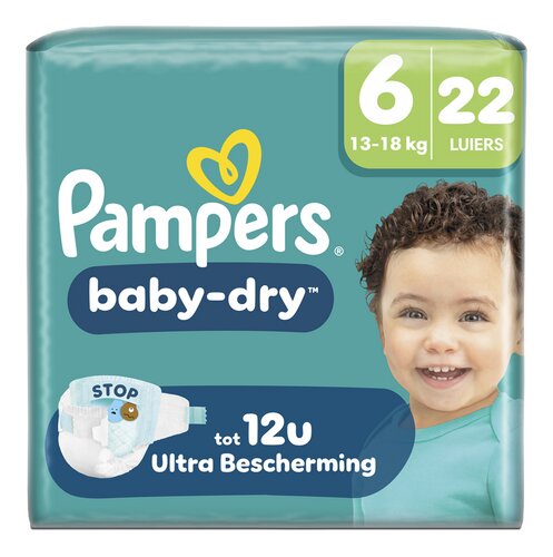 PAMPERS baby dry luiers M6 22st