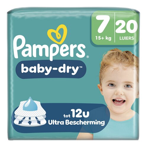 PAMPERS baby dry luiers M7 20st