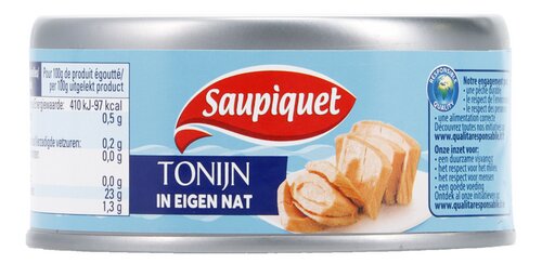 Saupiquet Tonijn Eigen nat 120g