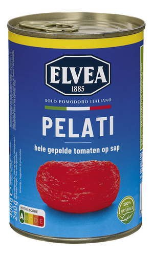 ELVEA Pelati hele gepelde tomaten 400g