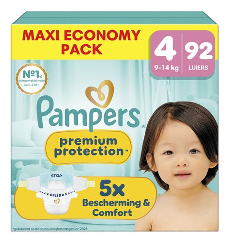 PAMPERS Prem.prot.luiers M4 econ. 92st