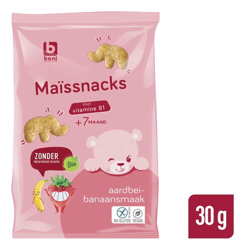 BONI Maïssnacks aard-ban.Bio GV 7m 30g