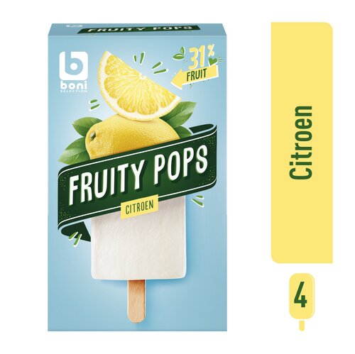 BONI fruitijsje citroen 4x65ml