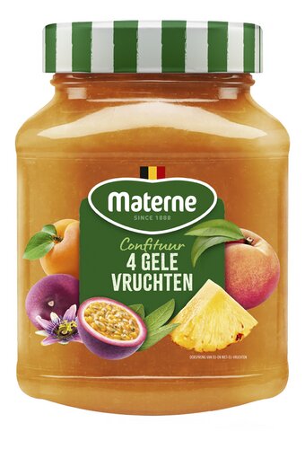MATERNE confituur 4 gele vruchten 450g