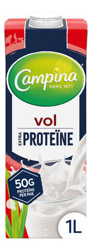 CAMPINA Volle melk extra proteine 1L