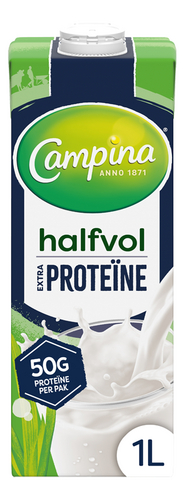 CAMPINA Halfvolle melk extra proteine 1L