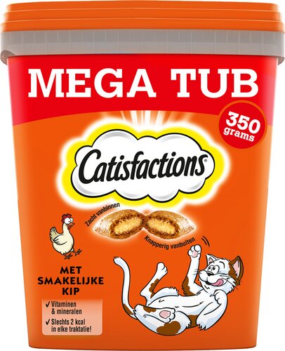 CATISFACTIONS Tubs met kip 350g