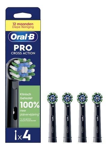 ORAL-B opzetbors.Refill Cross Action 4st