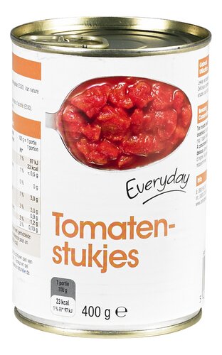 EVERYDAY tomatenstukjes 400g