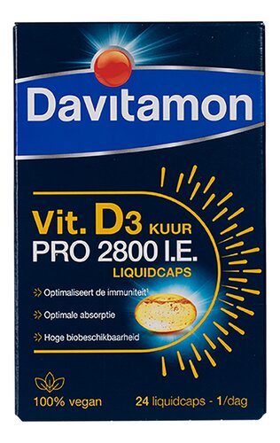 DAVITAMON Vitamine D3 Pro2800 I.E. 24st