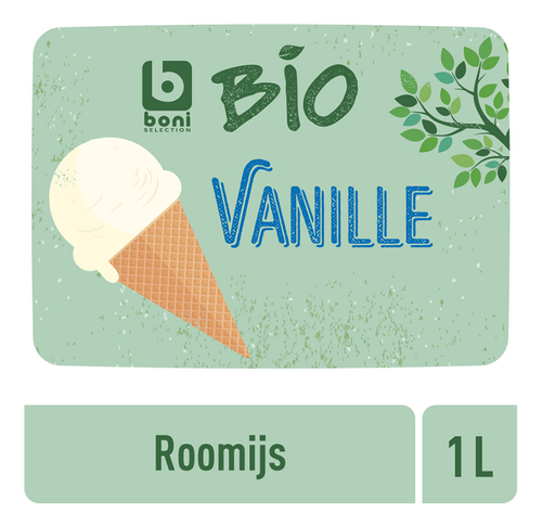 BONI BIO roomijs vanille 1L
