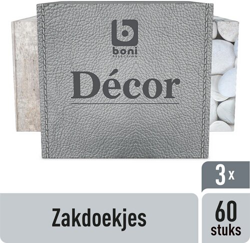 BONI zakdoeken 3 lagen Cube 60st