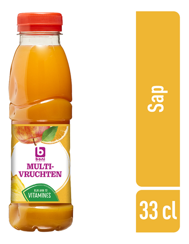 BONI multivruchtensap PET 33cl