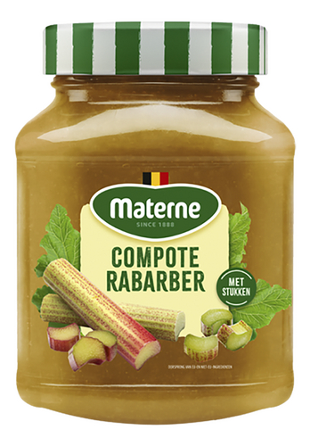 MATERNE rabarbercompote 375g