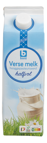 BONI melk halfvol vers brik 1L