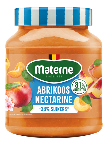 MATERNE Abrikoos Nectar.-38%Suikers 335g