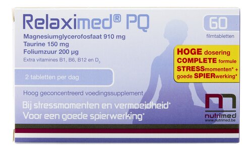 RELAXIMED PQ Relax Vermoeid 60st