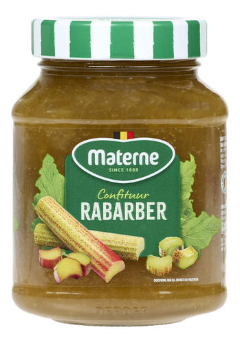 MATERNE confituur rabarber 450g
