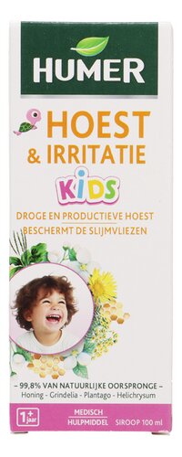 HUMER Siroop Hoest & Irritatie Kids 50ml