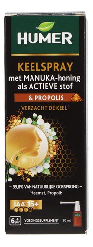 HUMER Keelspray Manuka honing 20ml
