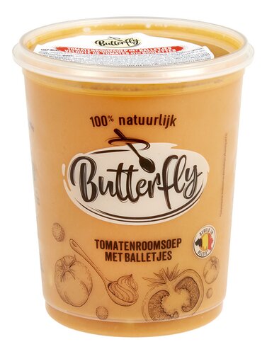 BUTTERFLY tomatenroomsoep balletj. 950ml