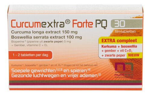 Curcumextra Forte PQ Supplementen 30st