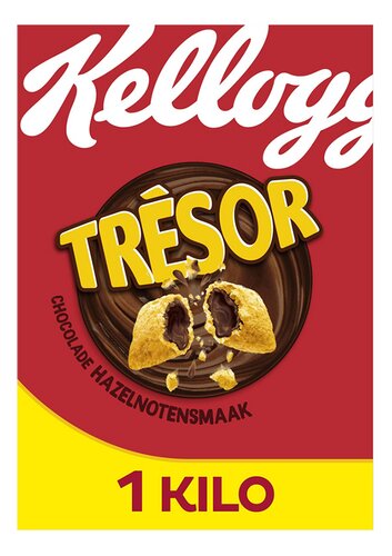 KELLOGG'S TRÉSOR chocolade hazelnoot 1kg
