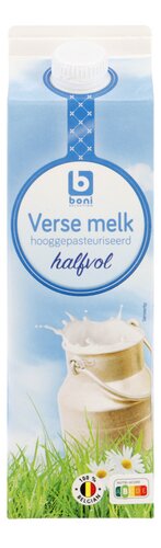 BONI melk halfvol vers brik 1L