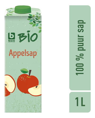 BONI BIO Appelsap brik 1L