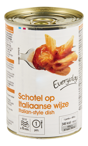 EVERYDAY Italiaanse schotel blik 400g