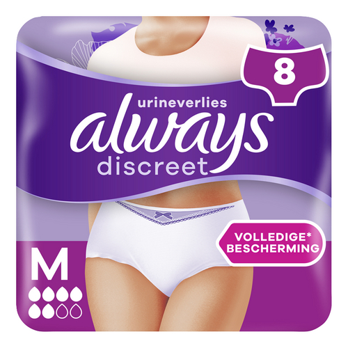 ALWAYS DISCREET broekje medium 8st
