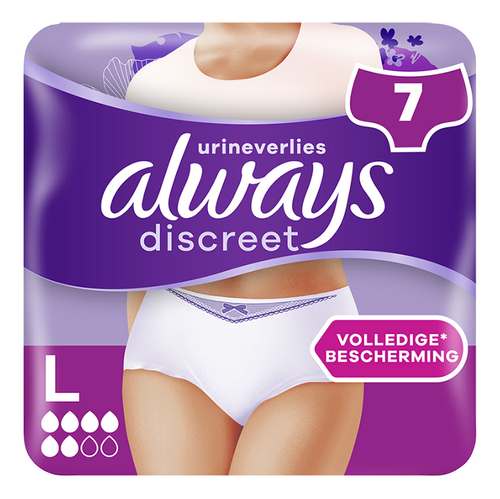 ALWAYS DISCREET broekjes large 7st