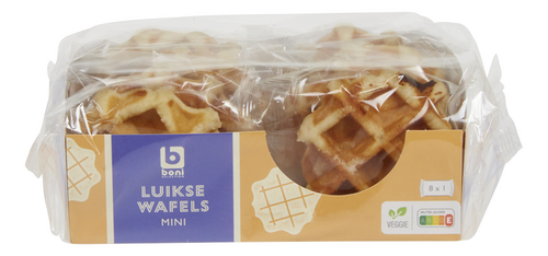 BONI Luikse wafel mini 8x35g