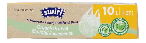 SWIRL Pedaalemmerzak Bio Handvat 10x10L