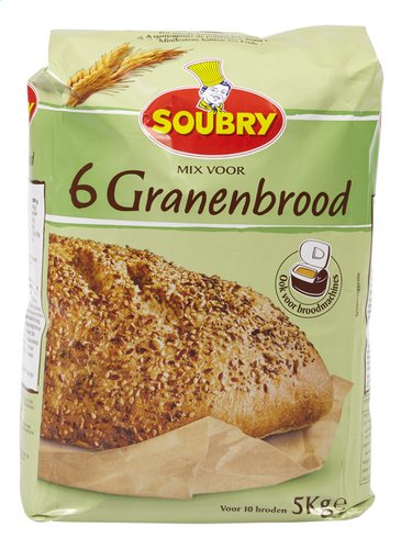 SOUBRY bloem 6-granenbrood 5kg