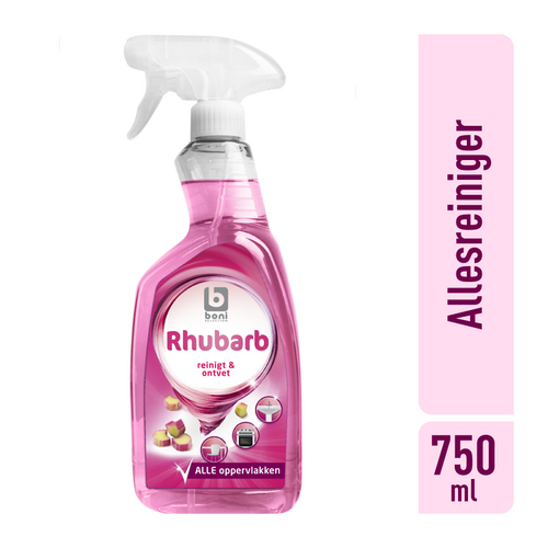 BONI allesreiniger rabarber spray 750ml