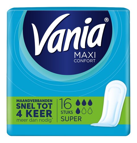 Vania Maxi Maandverband Comfort Super 16st