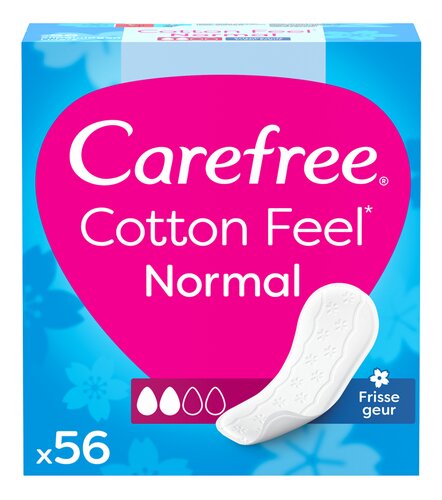 CAREFREE Cotton Feel Normal Fresh 56st